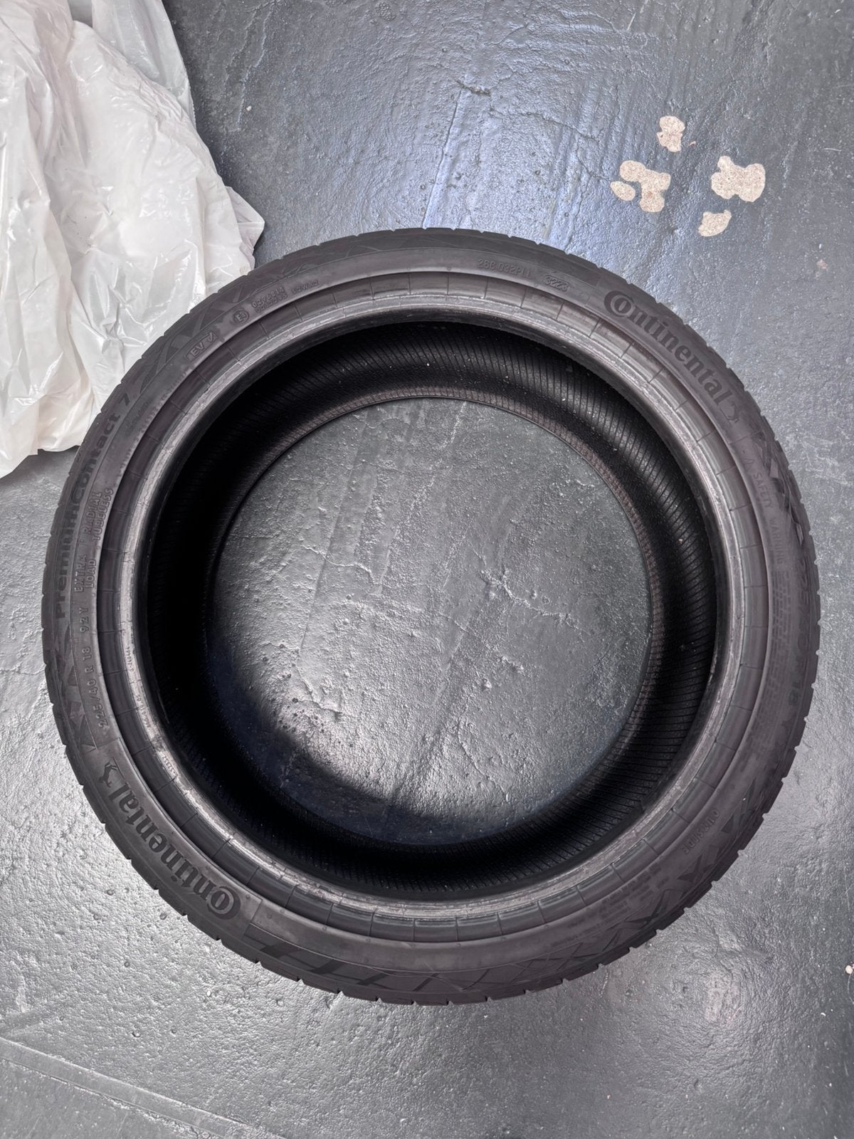 1 continentale band van 18 inch, Ophalen
