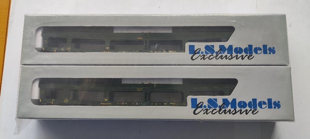 LS models set 12521  (2 autotransportwagens), Ophalen of Verzenden, Nieuw, Gelijkstroom, Wagon