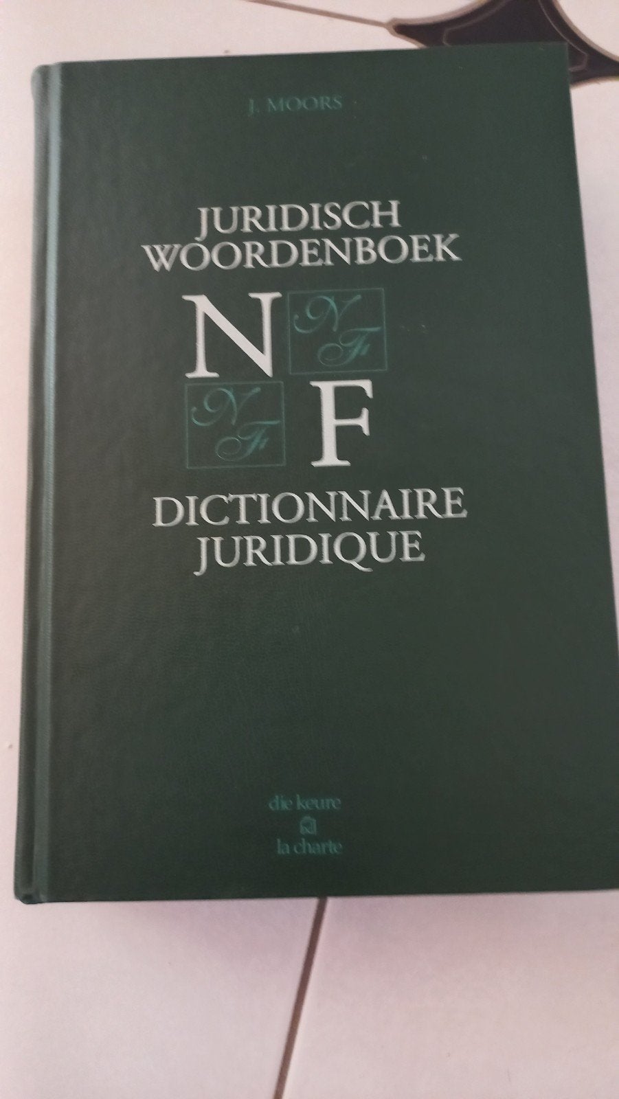 Juridisch woordenboek Moors, Boeken, Ophalen