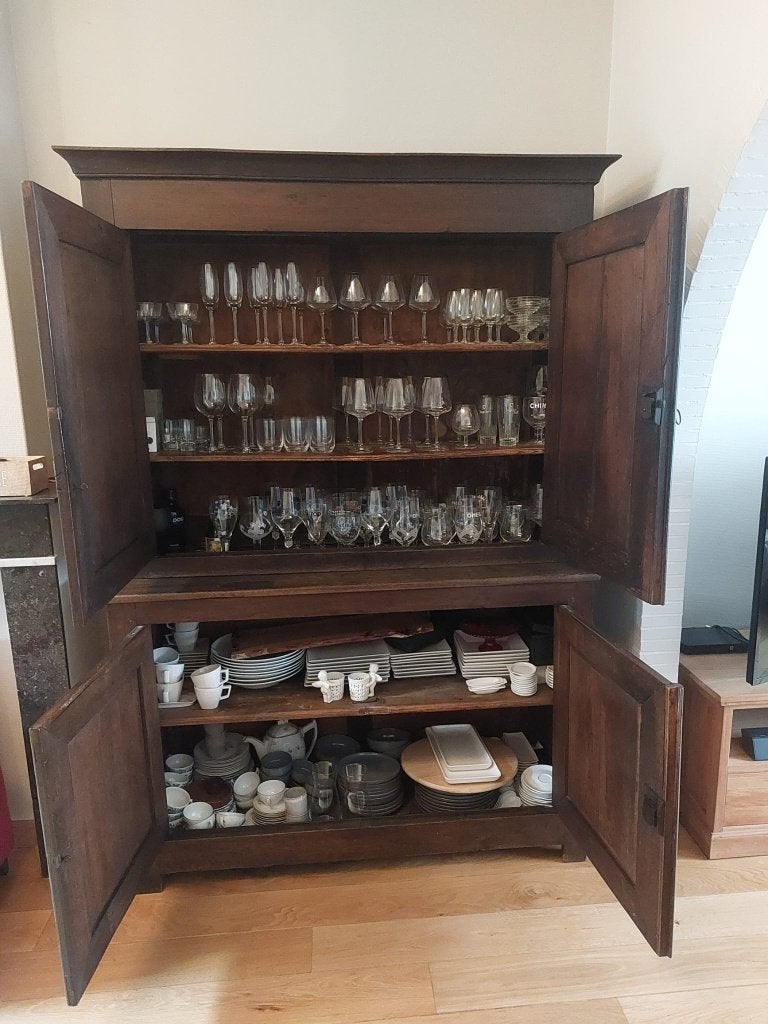 Massief eiken buffet Kast, Ophalen