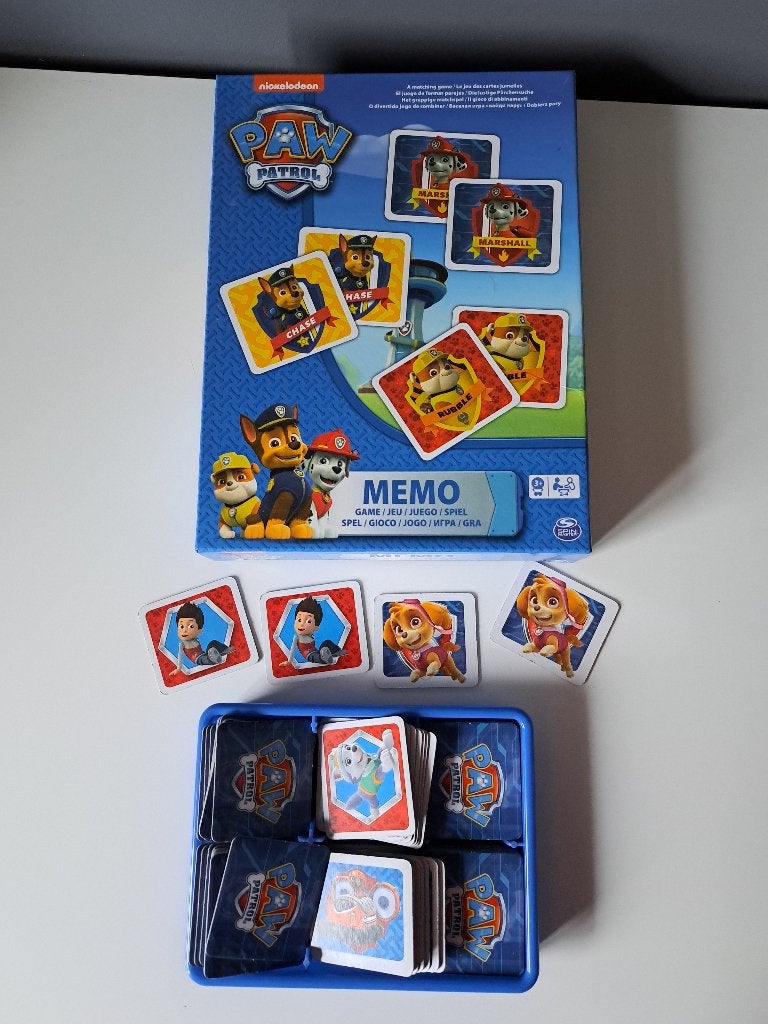 Paw Patrol Memo spel, Enlèvement ou Envoi, Comme neuf