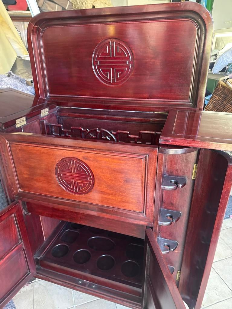 Vintage Chinese barkast, Ophalen of Verzenden