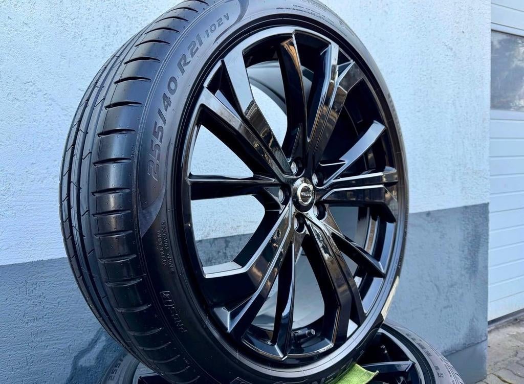 Volvo XC60 21 inch originele BLACK EDITION velgen, Ophalen, Gebruikt, 255 mm, Banden en Velgen