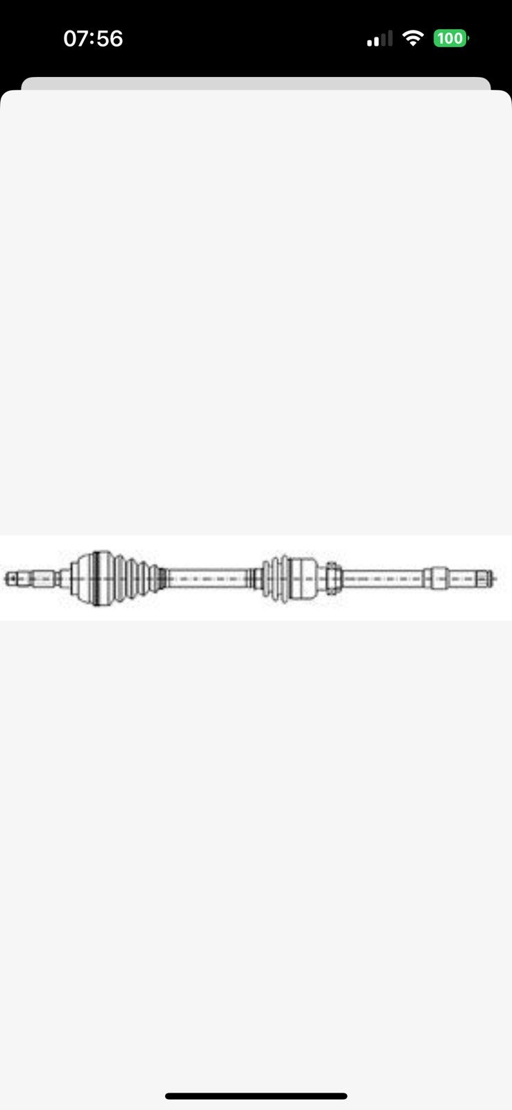 Arbre de transmission Metelli Fiat Doblo côté droit, Enlèvement, Fiat
