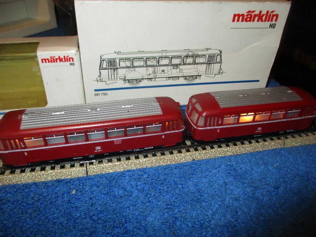 Marklin Micheline 3016 + 4018, Enlèvement ou Envoi, Utilisé, Locomotive, Märklin