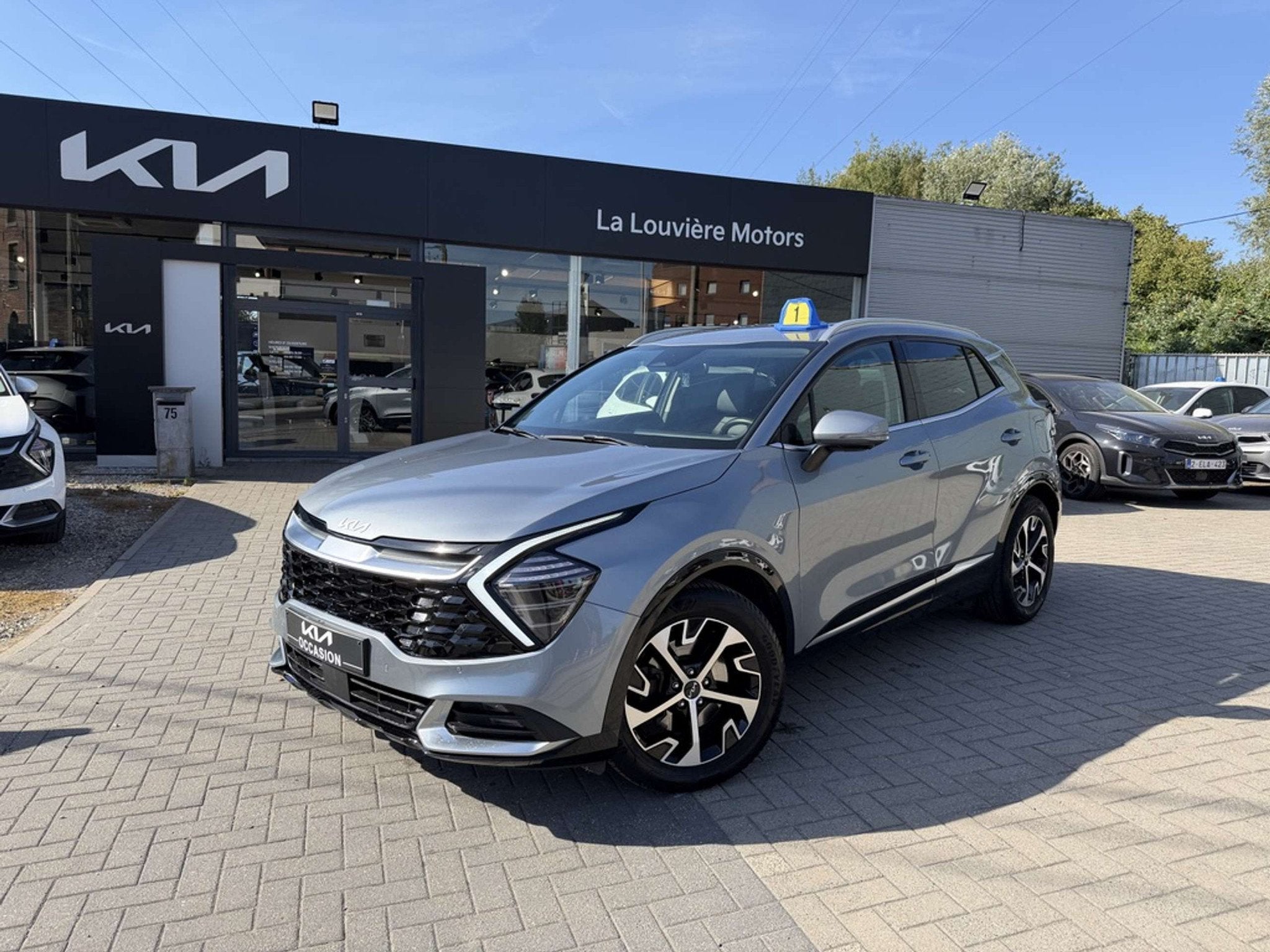 Kia Sportage Sportage 1.6 CRDi MHEV Pace DCT * CLIM * GRAND, Autos, 100 kW, Argent ou Gris, Entreprise, 5 portes