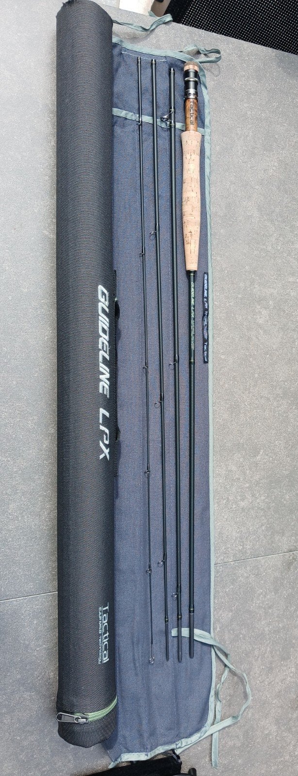 canne Guideline  Tactical  9"9 #3 + moulinet Reach 56 + soie, Enlèvement ou Envoi
