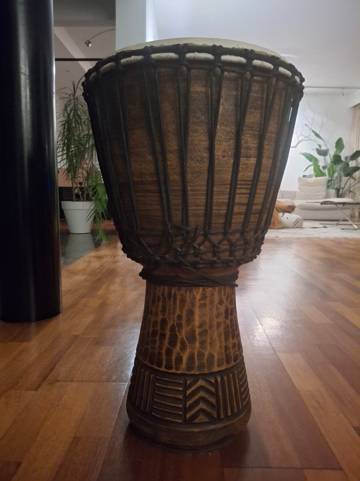 Djembé avec sac de voyage, Musique & Instruments, Enlèvement, Comme neuf