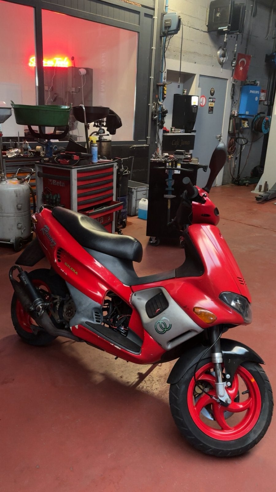 Gilera runner 70cc, Ophalen