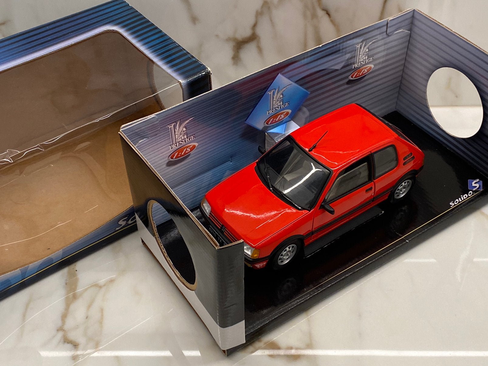 Solido Peugeot 205 GTI - 1990 - 1:18, Hobby en Vrije tijd, Ophalen of Verzenden, Zo goed als nieuw, Solido