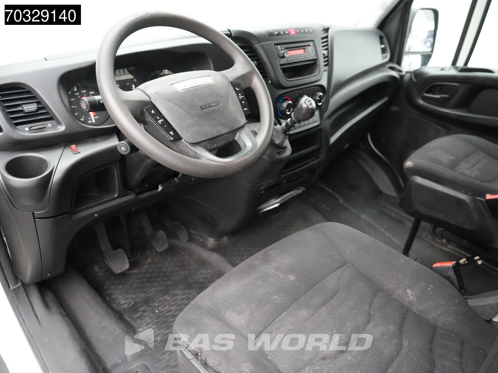 Iveco Daily 35C17 3.0L Kipper Dubbel Cabine Dubbellucht 3,5t, Stof, Gebruikt, 4 cilinders, Iveco