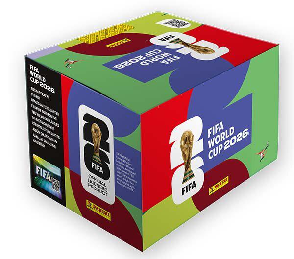 Panini WK 2026 Sticker Box - 100 pakjes, 700 stickers, Ophalen of Verzenden, Nieuw, Sticker