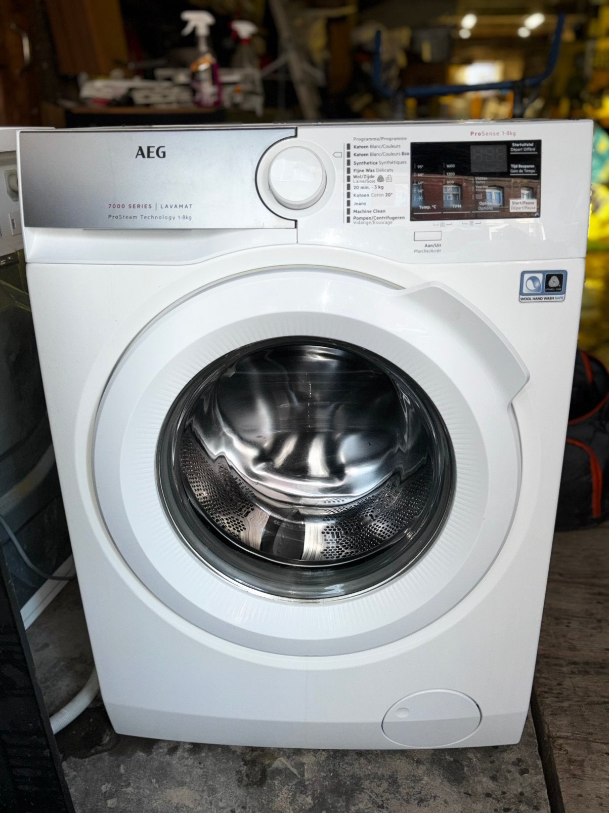 Machine à laver AEG 7000 Series 8 kg – Garantie 1 an, Electroménager, 1200 à 1600 tours, 6 à 8 kg, Reconditionné, Enlèvement