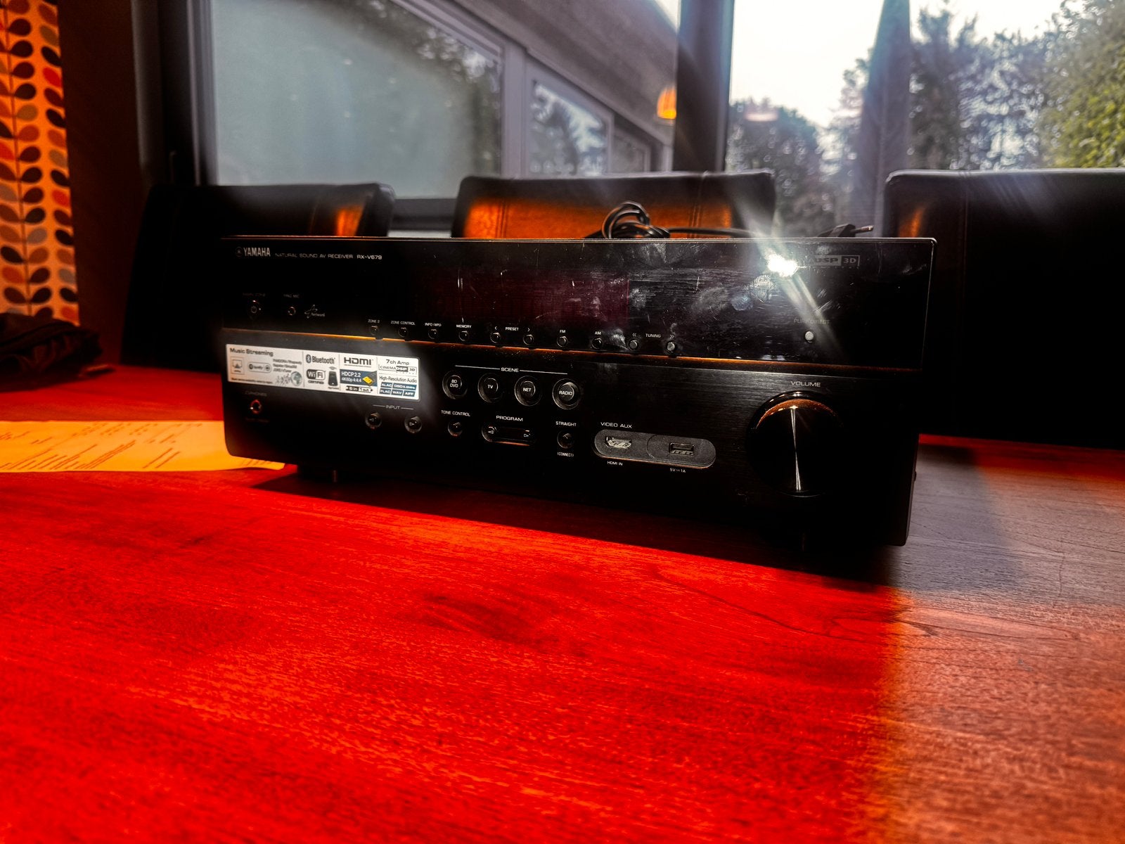 AV Receiver yamaha rx-v679, Enlèvement, Utilisé, Système 7.1, 70 watts ou plus