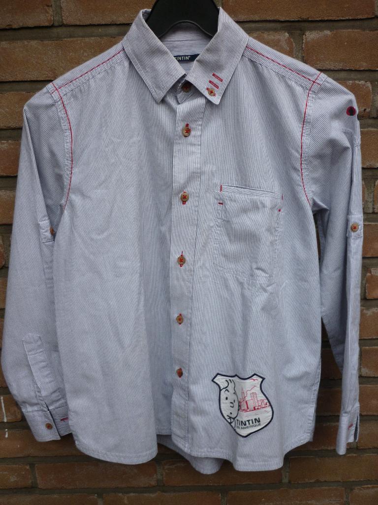 Gestreept Overhemd Tintin, TINTIN., Overhemd of Blouse, Ophalen of Verzenden, Zo goed als nieuw