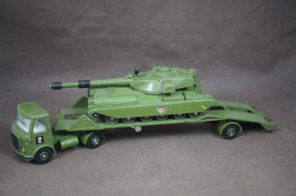 Dinky Toys AEC tank transport met tank - TOP vintage, Enlèvement ou Envoi