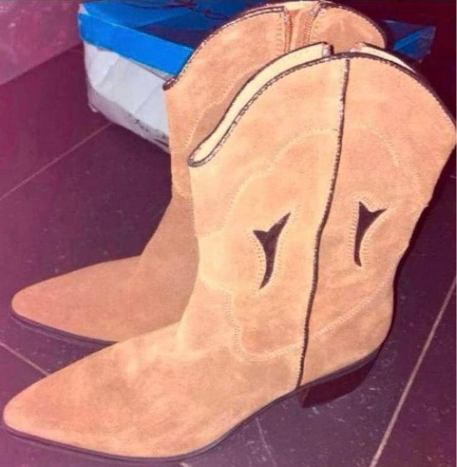 NIEUWE COWBOYLAARZEN!! van ANN ROCKS ,maat 41 ,MOOI!!!, Kleding | Dames, Schoenen, Bruin, Lage of Enkellaarzen, Nieuw, Ophalen of Verzenden