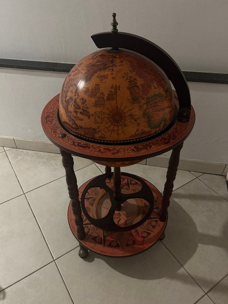 Wereldbol drankbar, Maison & Meubles, 47 cm, Globe bar, Comme neuf, Enlèvement