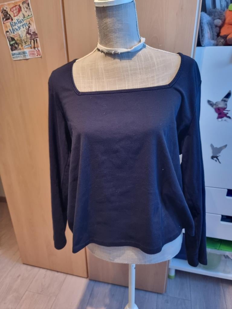 In super staat 0x gedragen en 1x gewassen Zwart/Stretch, Ophalen of Verzenden, Nieuw, Zwart, Shirt of Top