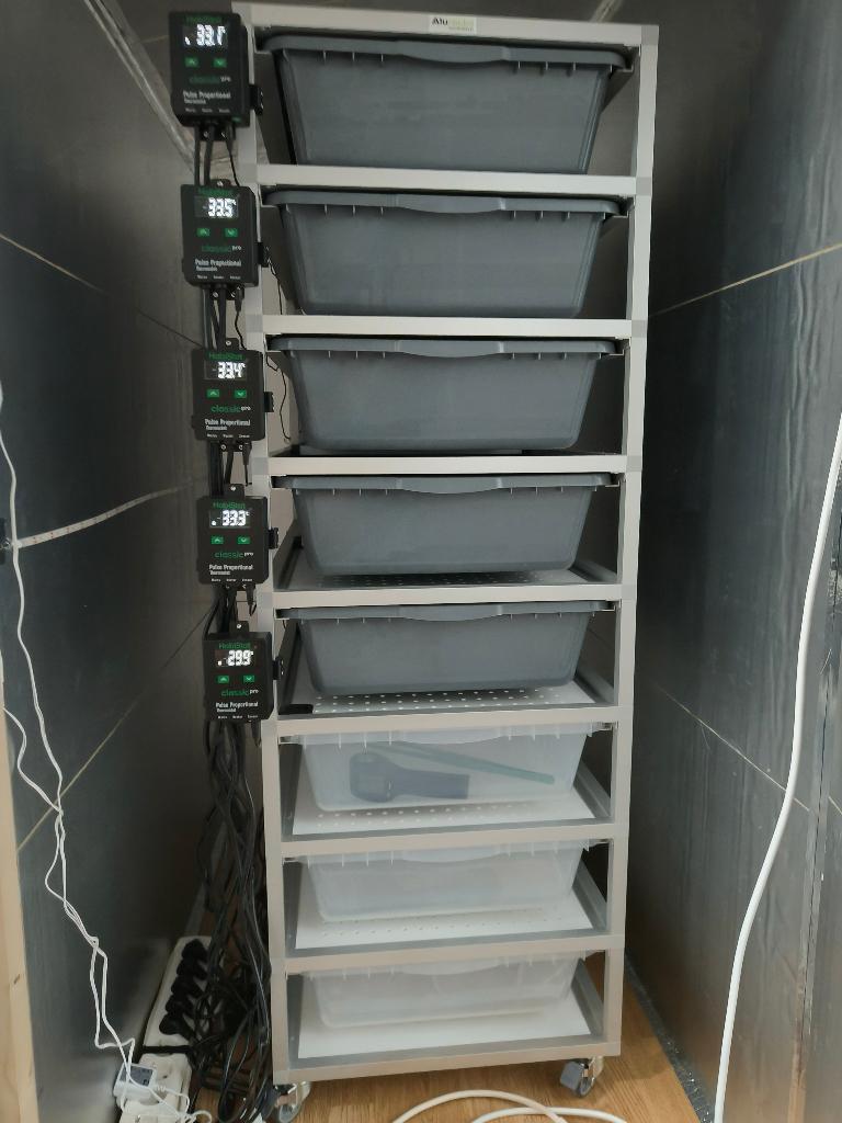 Zo goed als nieuw Aluracks V70 + een hoop extra's, Ophalen, Zo goed als nieuw, Terrarium of Paludarium
