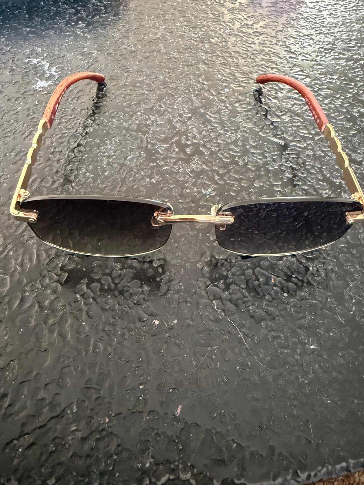 Cartier zonnebril, Enlèvement ou Envoi, Comme neuf, Lunettes de soleil