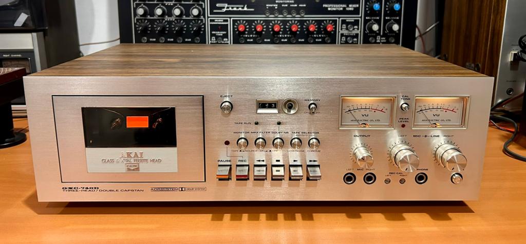 Magnétophone Akai GXC-740D – Révisé, Ophalen of Verzenden, Enkel, Akai