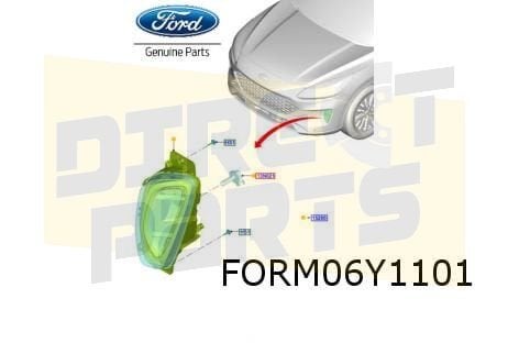 Ford Kuga (3/20-) mistlamp L (LED) Origineel! 2429059, -, Verzenden, -, Nieuw