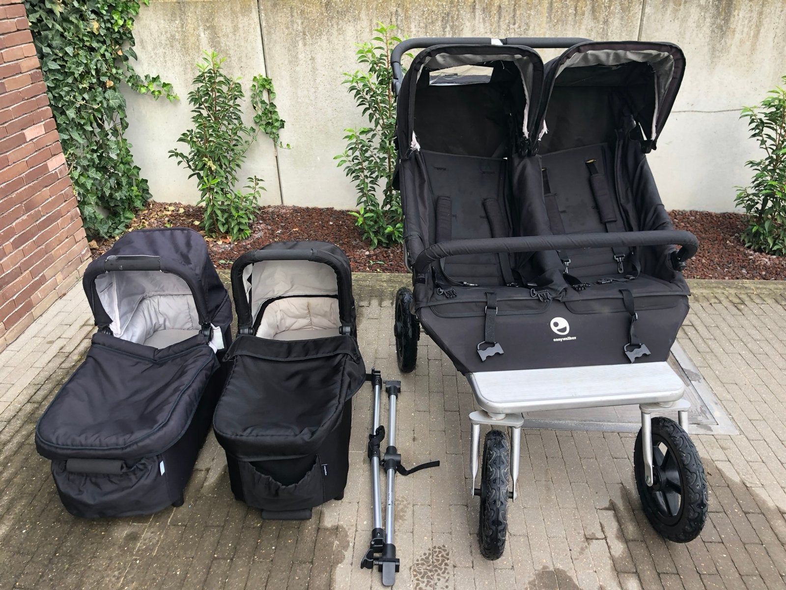 Kinderwagen tweeling, Ophalen, Gebruikt, Kinderwagen of Buggy