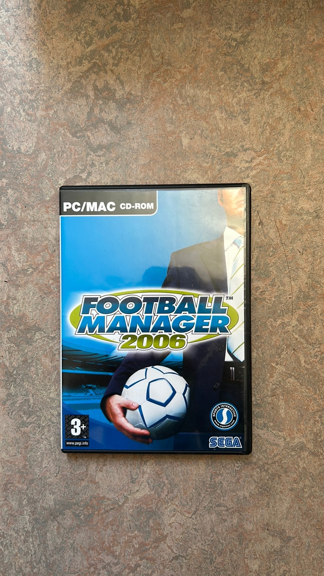 Jeu PC Football Manager 2006., Enlèvement, Comme neuf