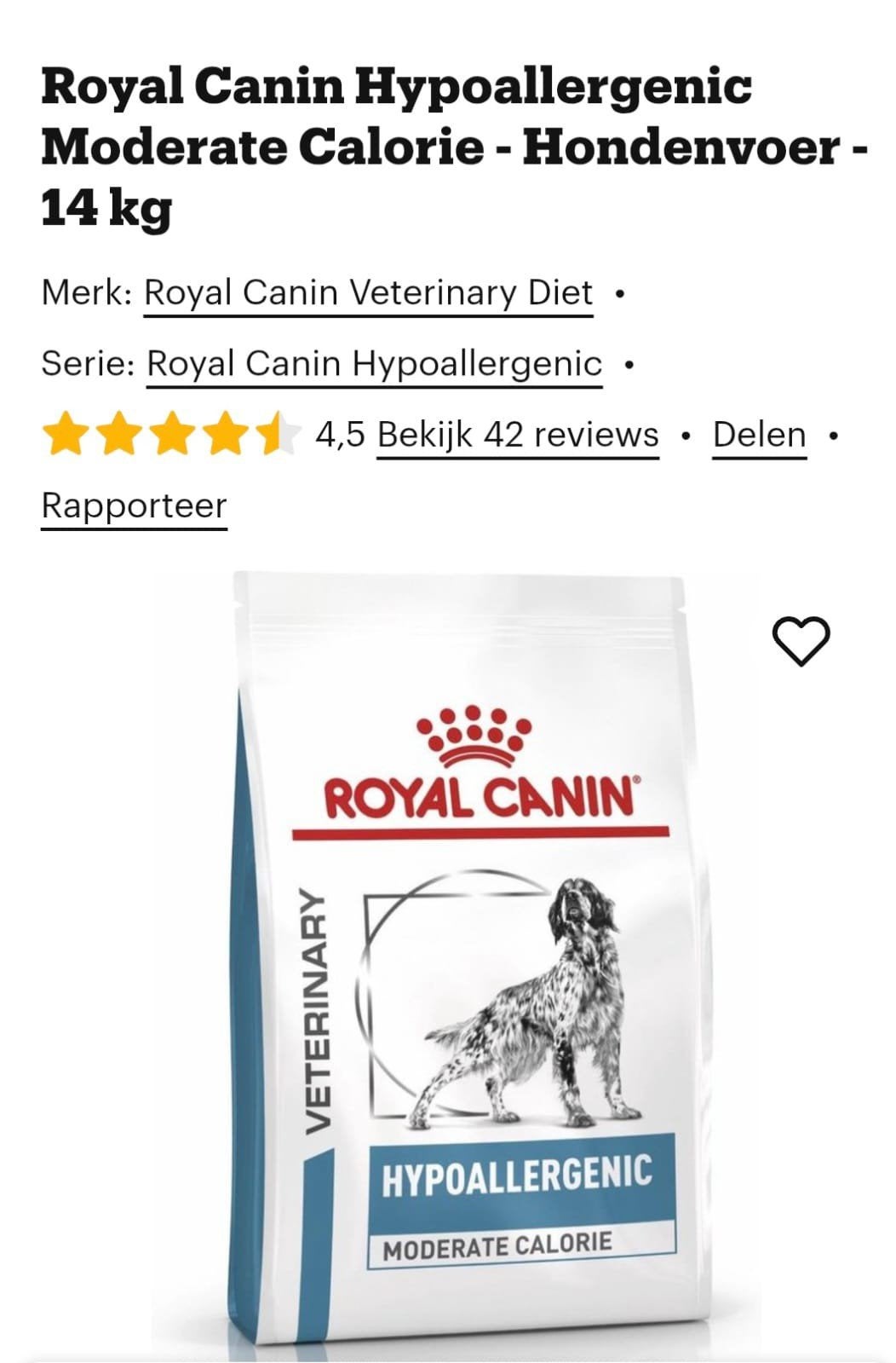 Royal canin 14 kg te koop, afhalen regio Vilvoorde, Enlèvement, Chien
