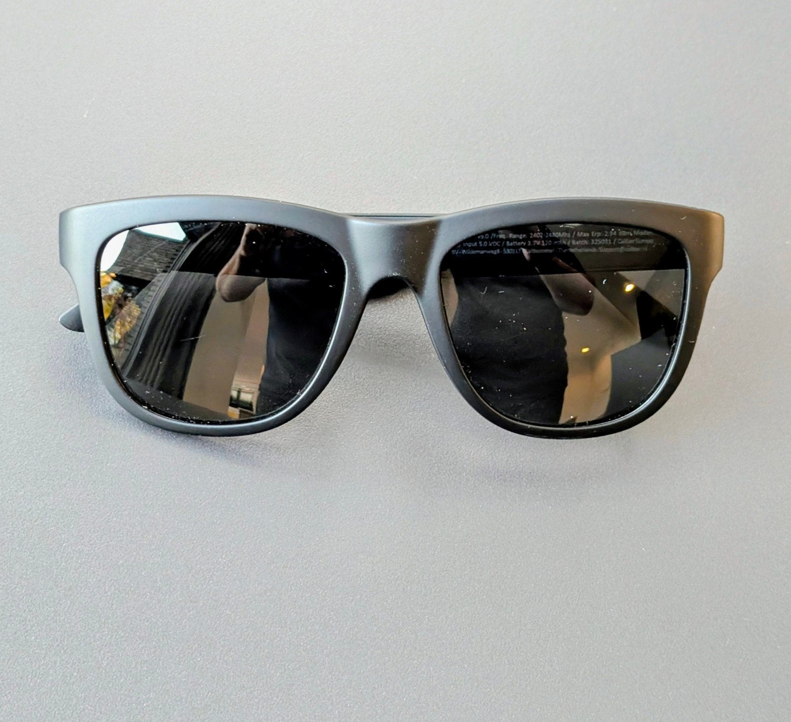Caliber Soundglasses Polaroid NIEUW, Overige merken, Zonnebril, Zwart, Nieuw