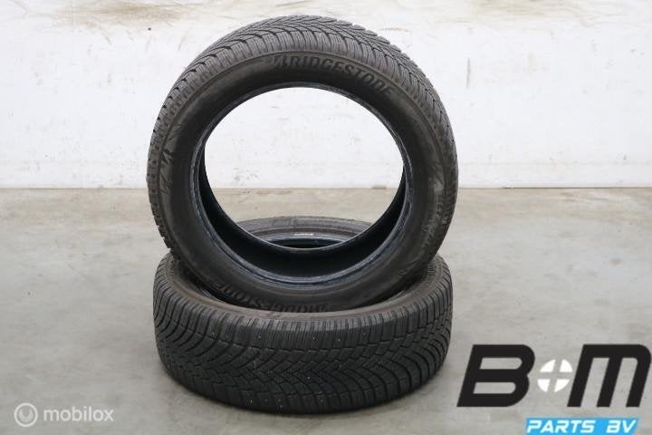 2 x 2055517 95V Bridgestone Blizzak LM005 6.5mm 205 55 17, Gebruikt, 17 inch, Band(en), Personenwagen