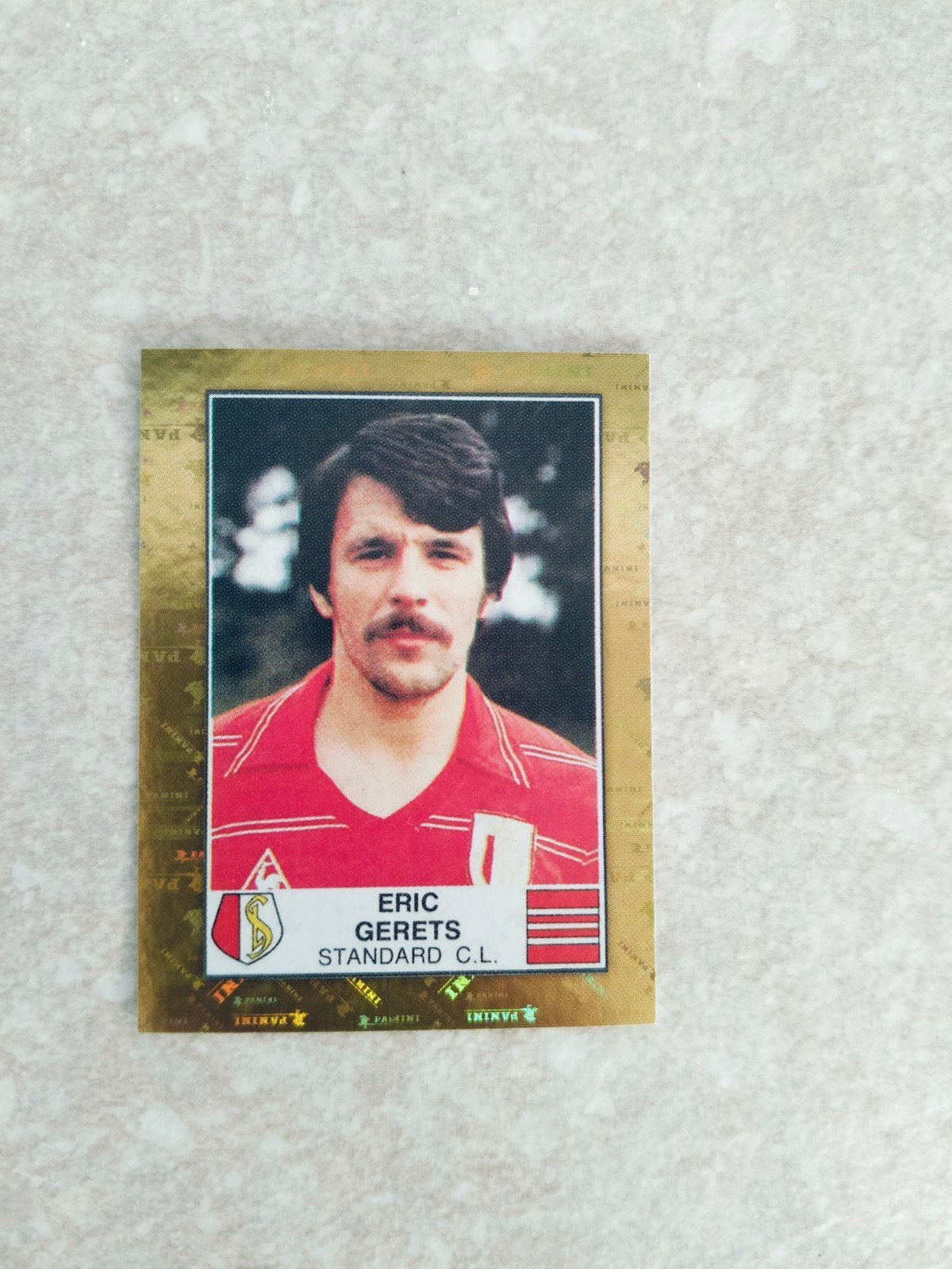 Panini sticker Eric Gerets standard pro league 2021-2022, Enlèvement ou Envoi, Autocollant