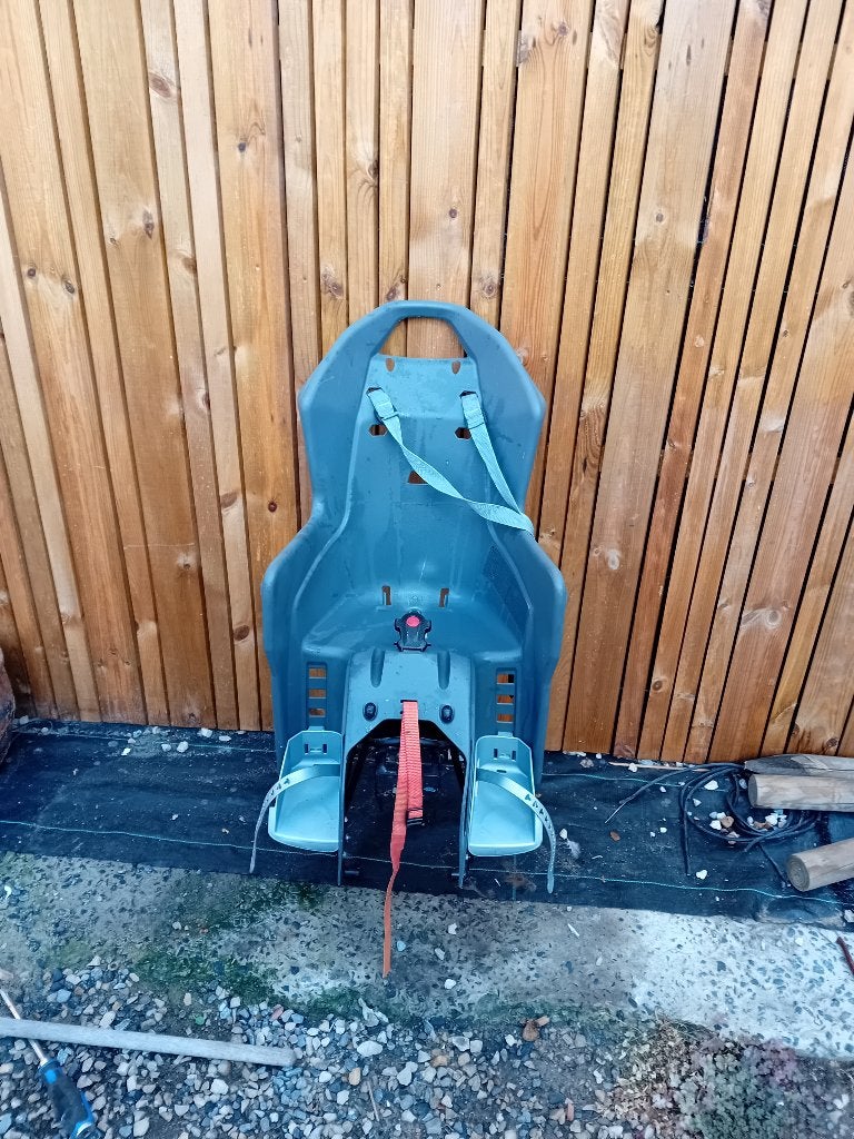 Siege enfant pour velo, Vélos & Vélomoteurs, Enlèvement, Utilisé, Repose-pieds