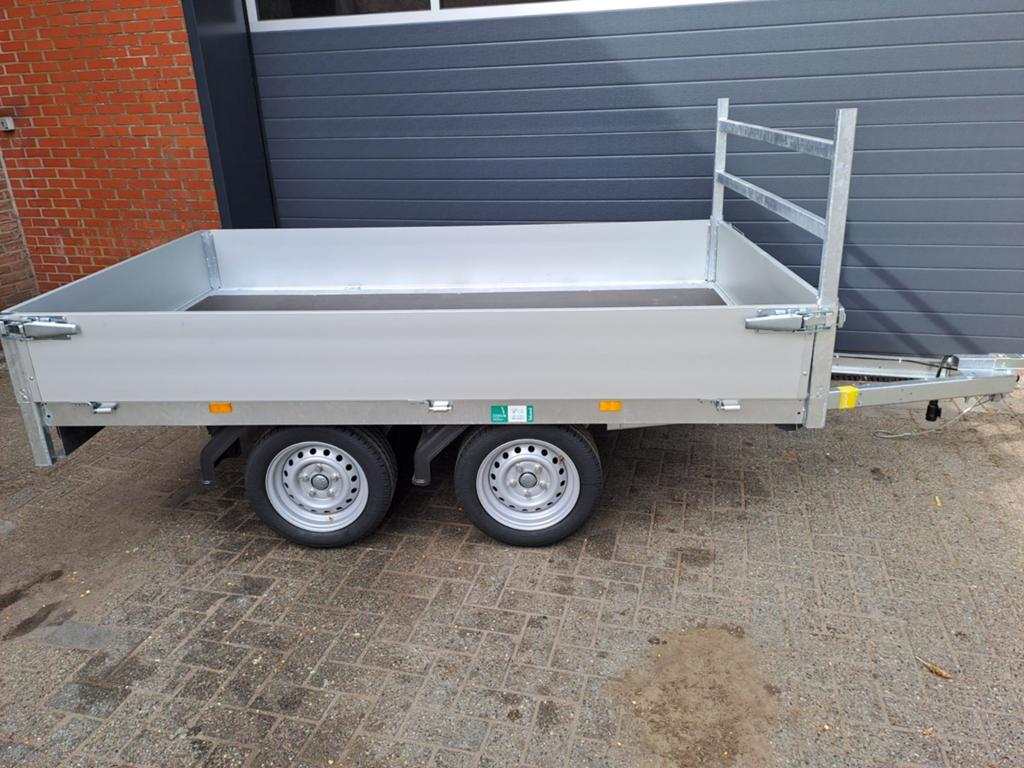 Eduard plateauwagen 256x150 dubbelasser, Ophalen, Nieuw