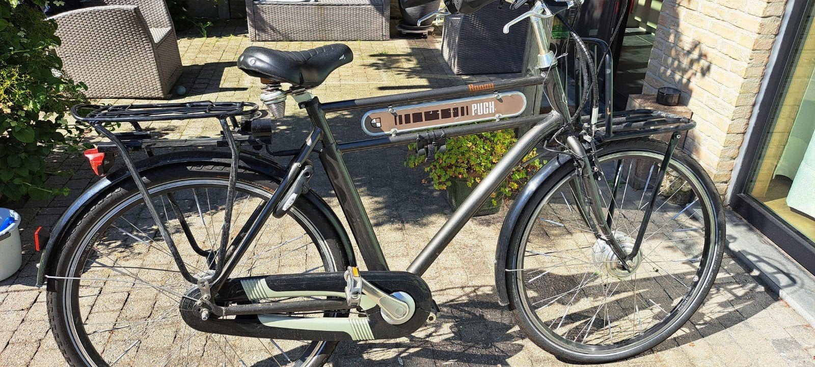 Puch fiets( electrisch) batterij stuk., Fietsen en Brommers, Ophalen, Gebruikt, Trommelrem, Versnellingen