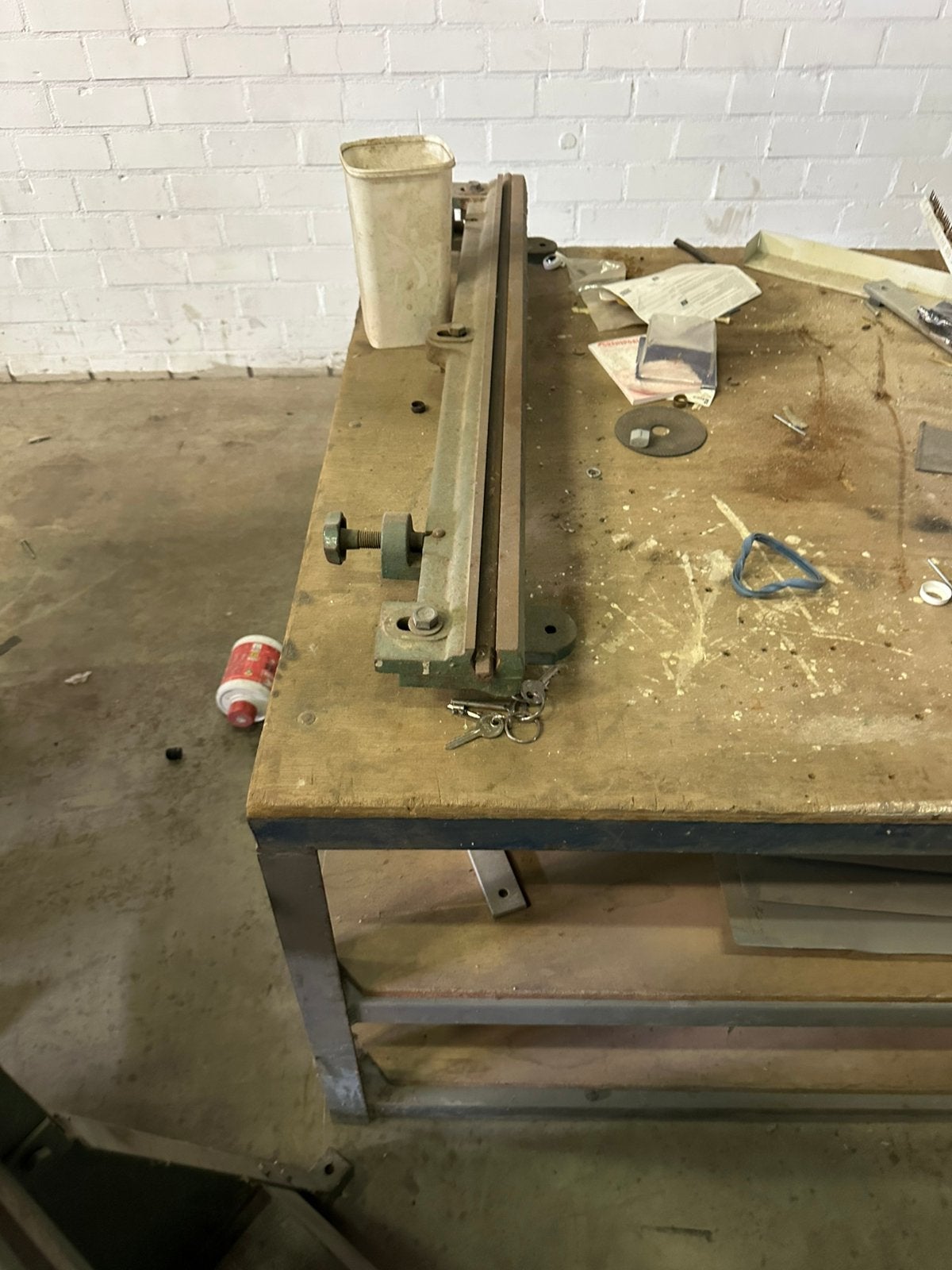 Zink tafel 3 meter lang, Bricolage & Construction, Tours, Enlèvement, Comme neuf