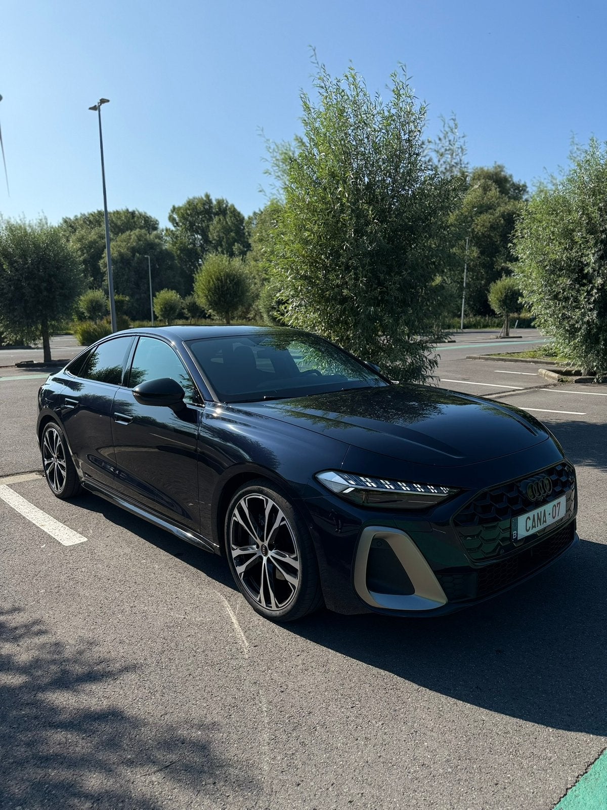 Audi A5 - 2025 - S LINE - 23.000 KM, Auto's, Stof, Blauw, Particulier, A5