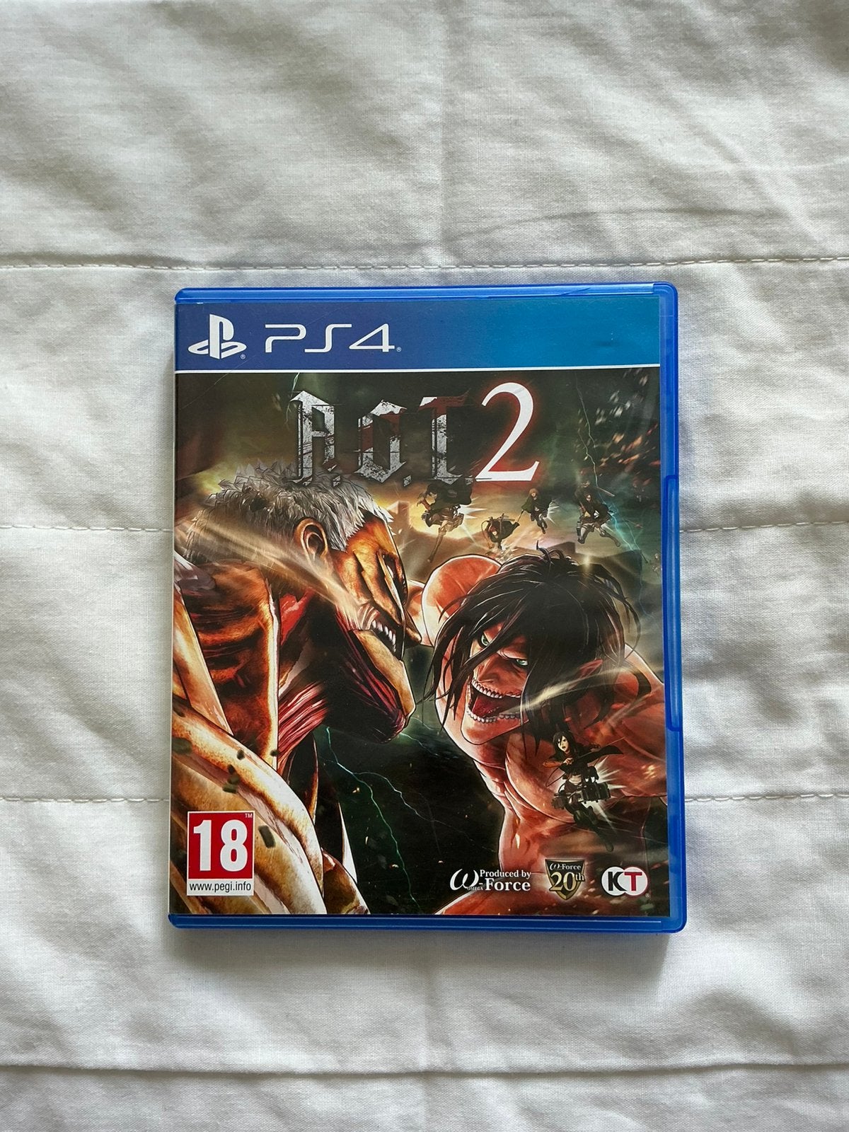 A.O.T 2 Attack On Titan 2 Playstation 4, Ophalen of Verzenden, Zo goed als nieuw
