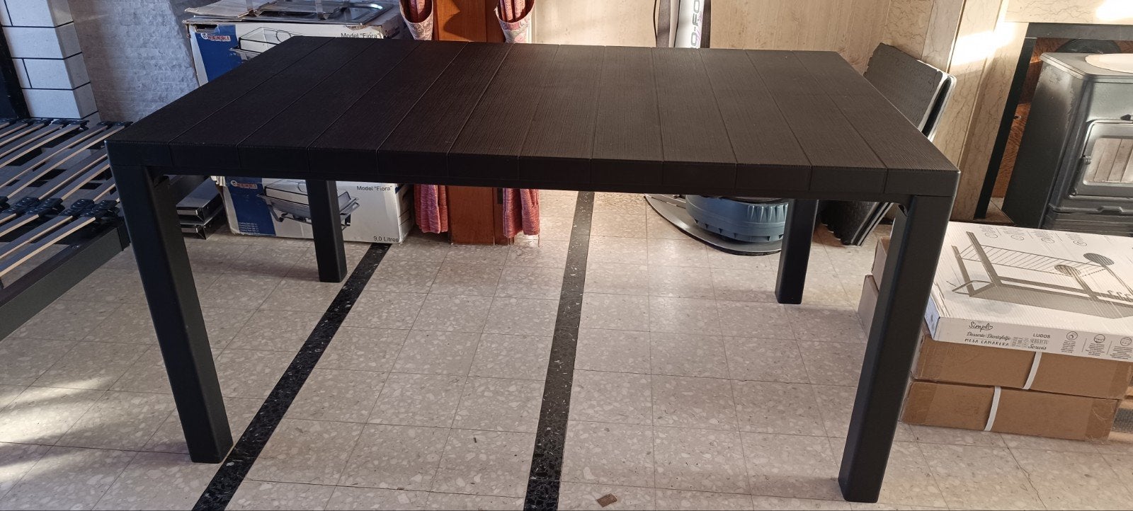 Terrastafel nieuw in de doos, Tuin en Terras, Tuintafels, Ophalen, Nieuw, Rechthoekig