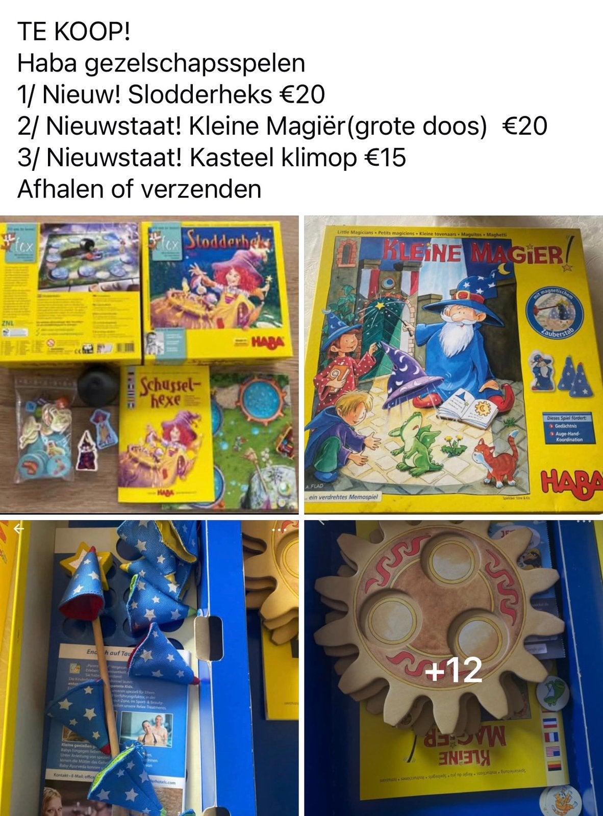 Haba Gezelschapsspelen nieuw en nieuwstaat, Hobby en Vrije tijd, Ophalen of Verzenden, Nieuw