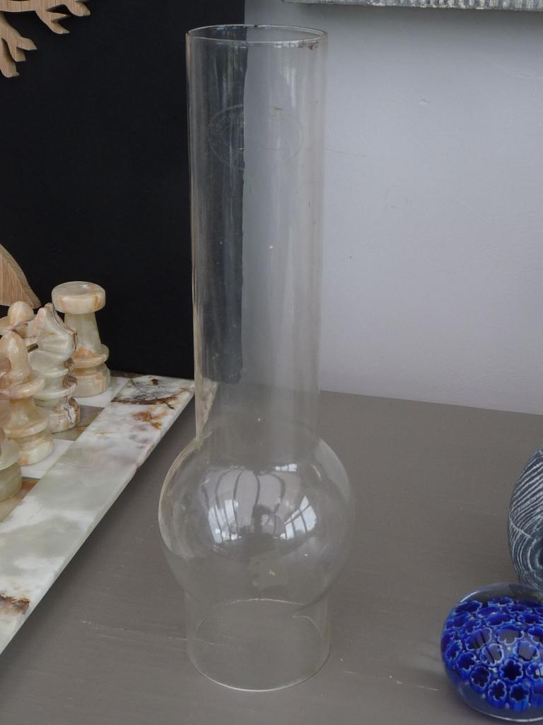 abat jour de lampe à pétrole, Rond, Comme neuf, Non connu, Blanc