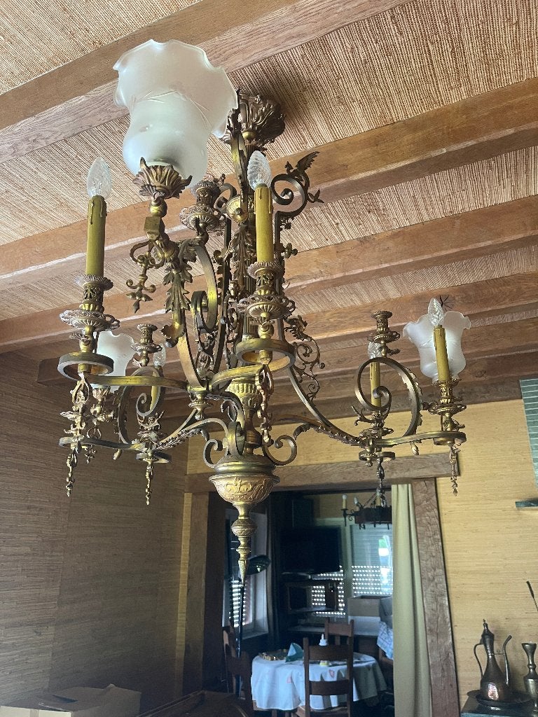 Kroonluchter, Huis en Inrichting, Lampen | Kroonluchters, Ophalen, Gebruikt