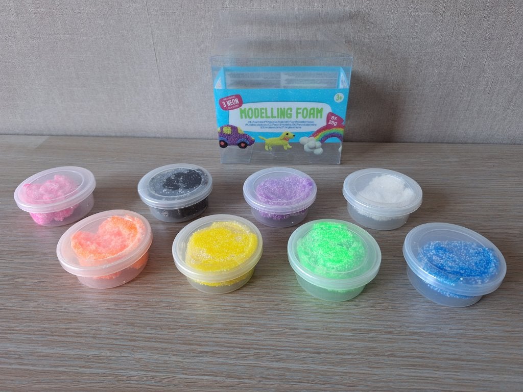 ☼ Modelling Foam 8x25gr, Ophalen of Verzenden, Knutselen, Met geluid