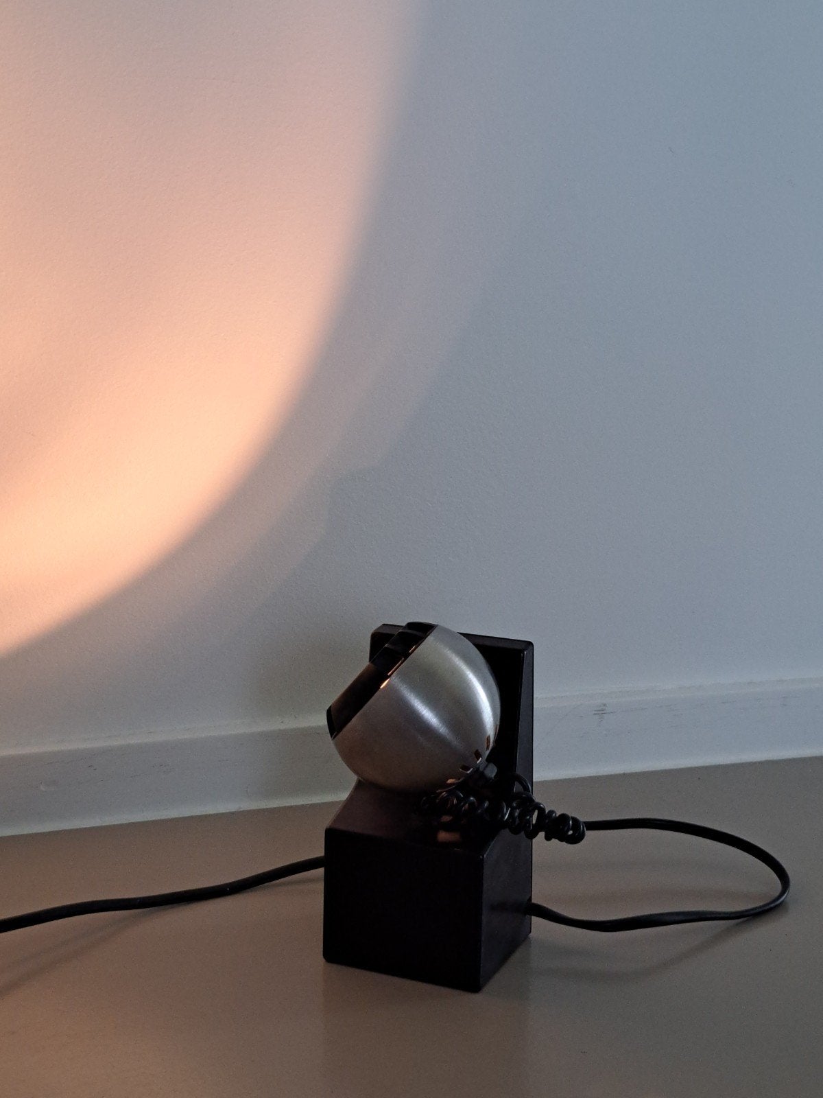 Vintage eyeball minispot osram zwart, Zwart, Ophalen of Verzenden, Vintage