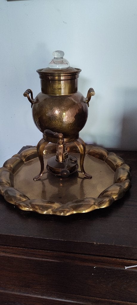 antieke waterwarmer, Ophalen