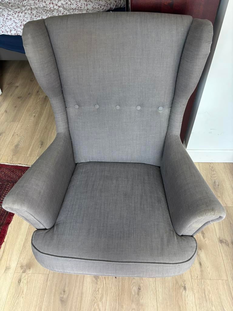 Ikea zetel STRANDMON, Huis en Inrichting, Fauteuils, Ophalen, Gebruikt
