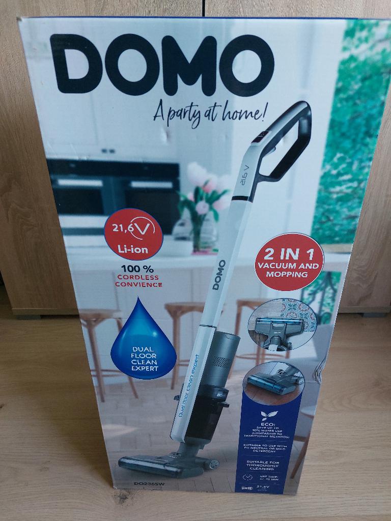 DOMO Nettoyeur de sol 'Dual Floor Clean Expert'  DO236SW, Electroménager, Neuf, Réservoir, Autres marques, Enlèvement