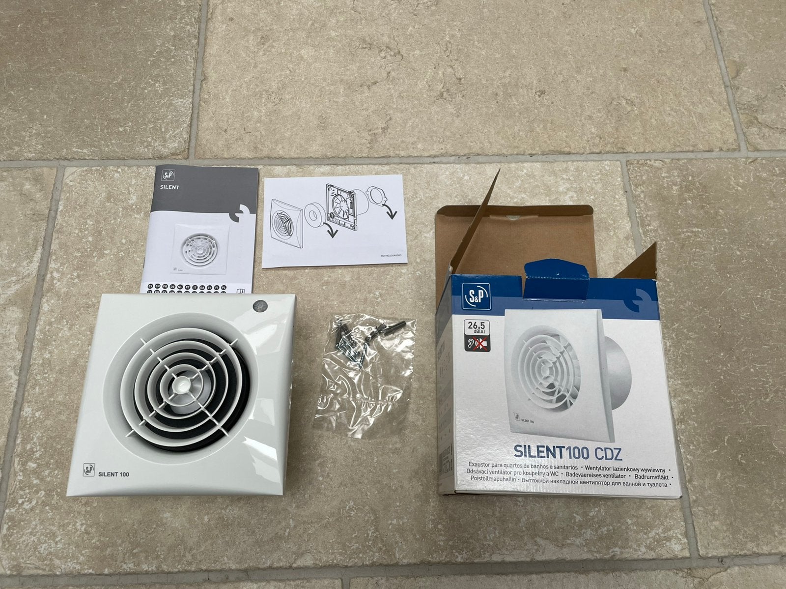 100 cdz ventilator badkamer toilet afvoer, Ophalen of Verzenden, Zo goed als nieuw, Ventilator