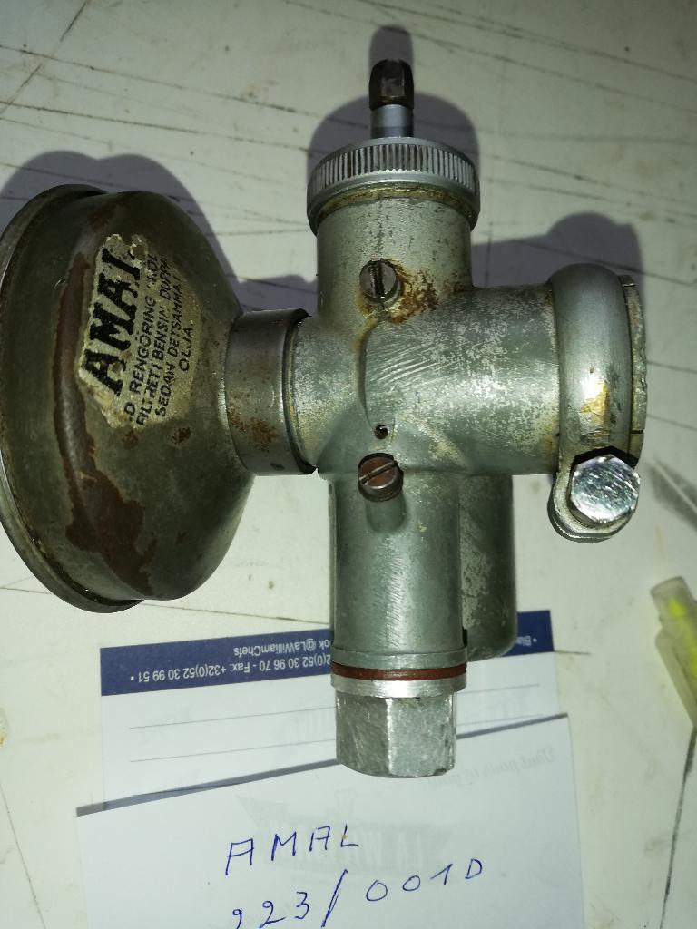 Amal carburateur, Motoren, Ophalen, Gebruikt